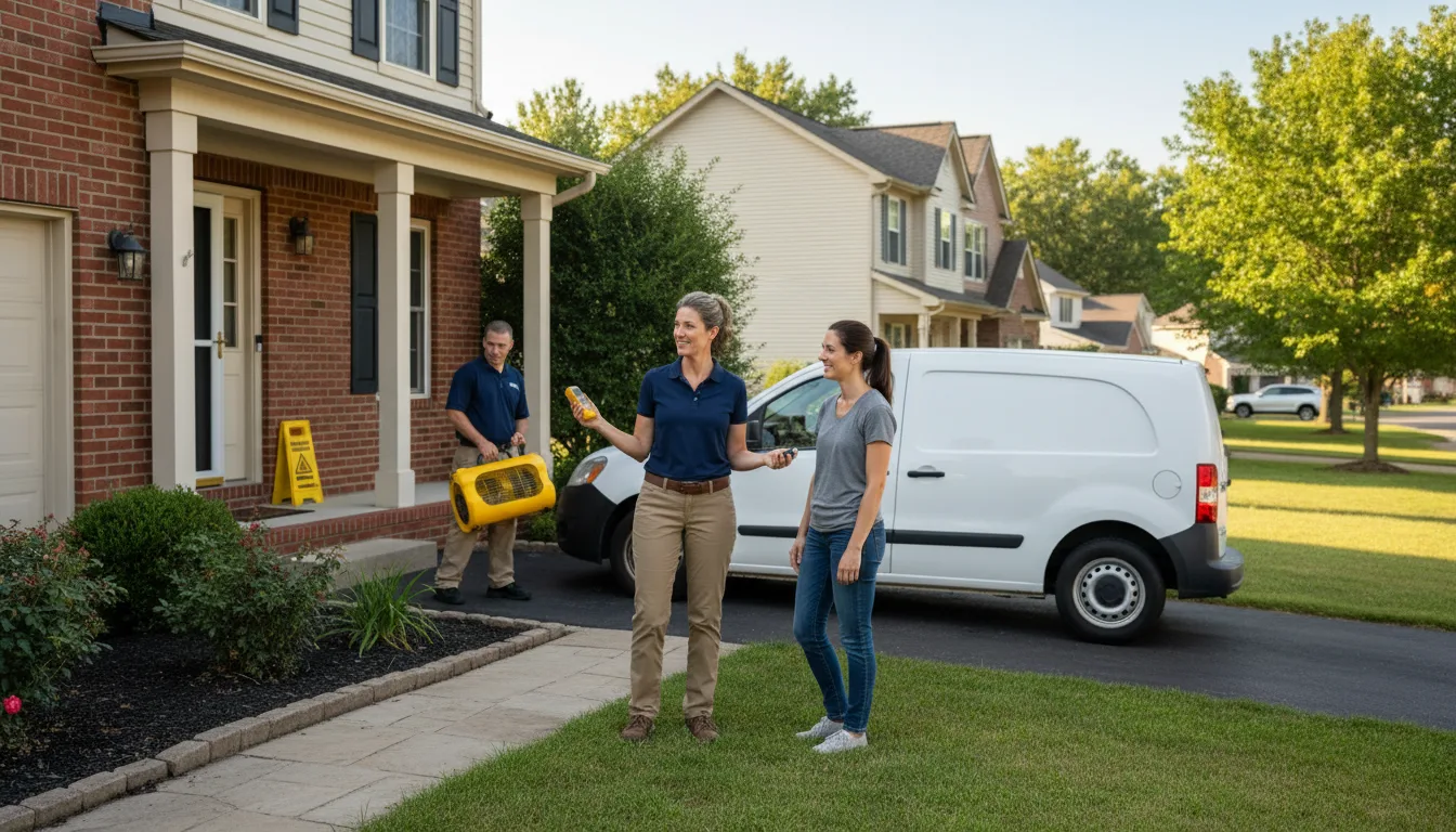 Water restoration image for Dehumidification And Cleanup Services in Etna, NY